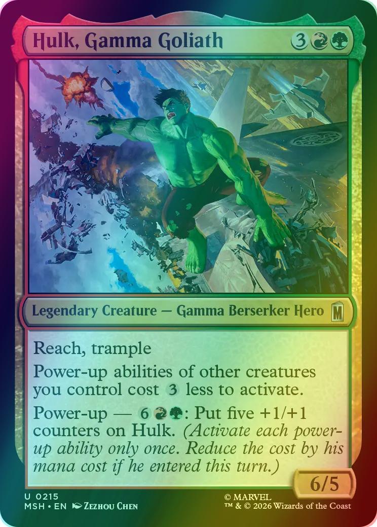 Hulk, Gamma Goliath [215] [Marvel Super Heroes] [Foil]
