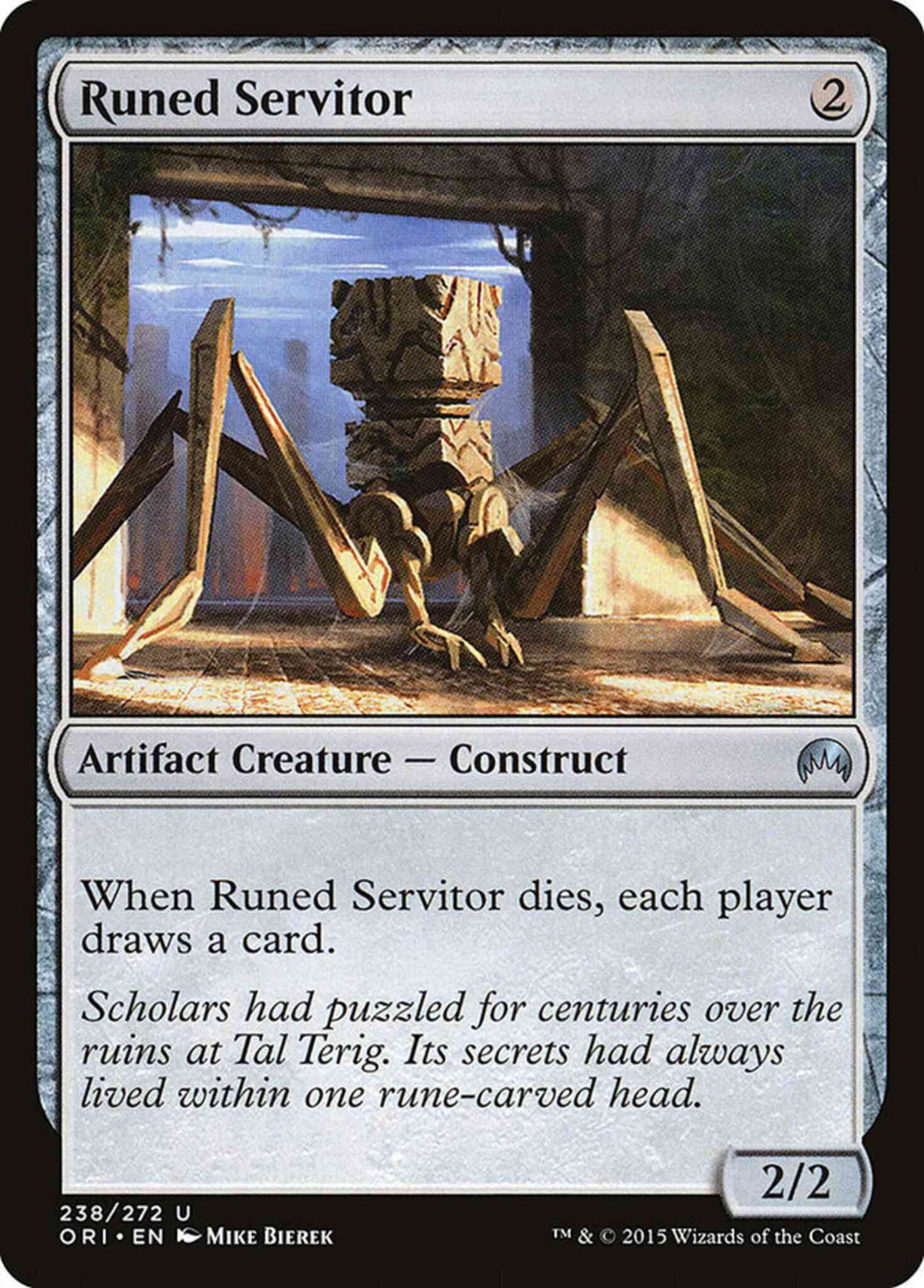 Runed Servitor [238] [Magic Origins] [Non-Foil]