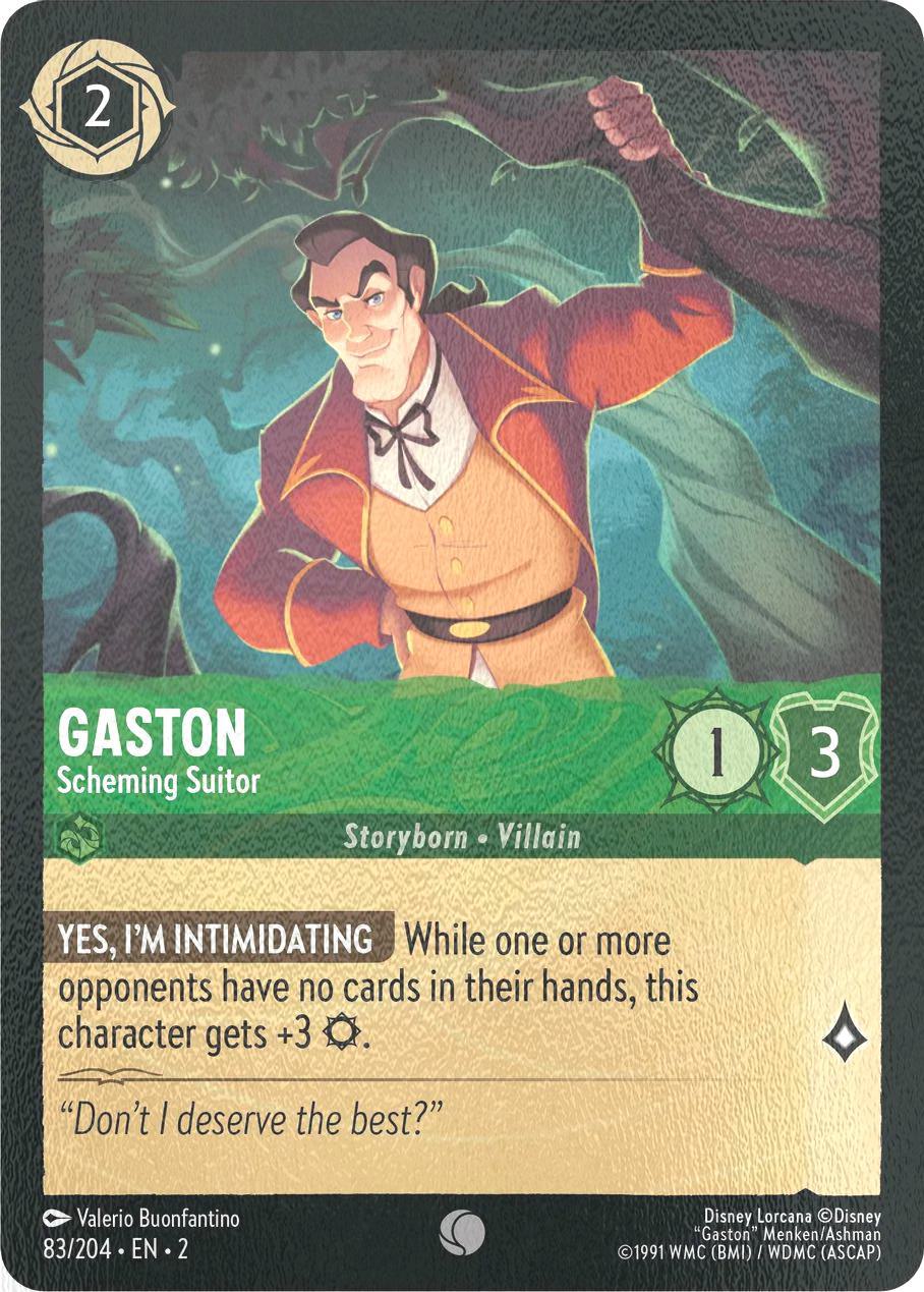Gaston - Scheming Suitor - 83/204 [Rise Of The Floodborn] [Cold Foil]