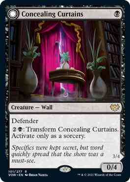 Concealing Curtains // Revealing Eye [101] [Innistrad: Crimson Vow] [Non-Foil]