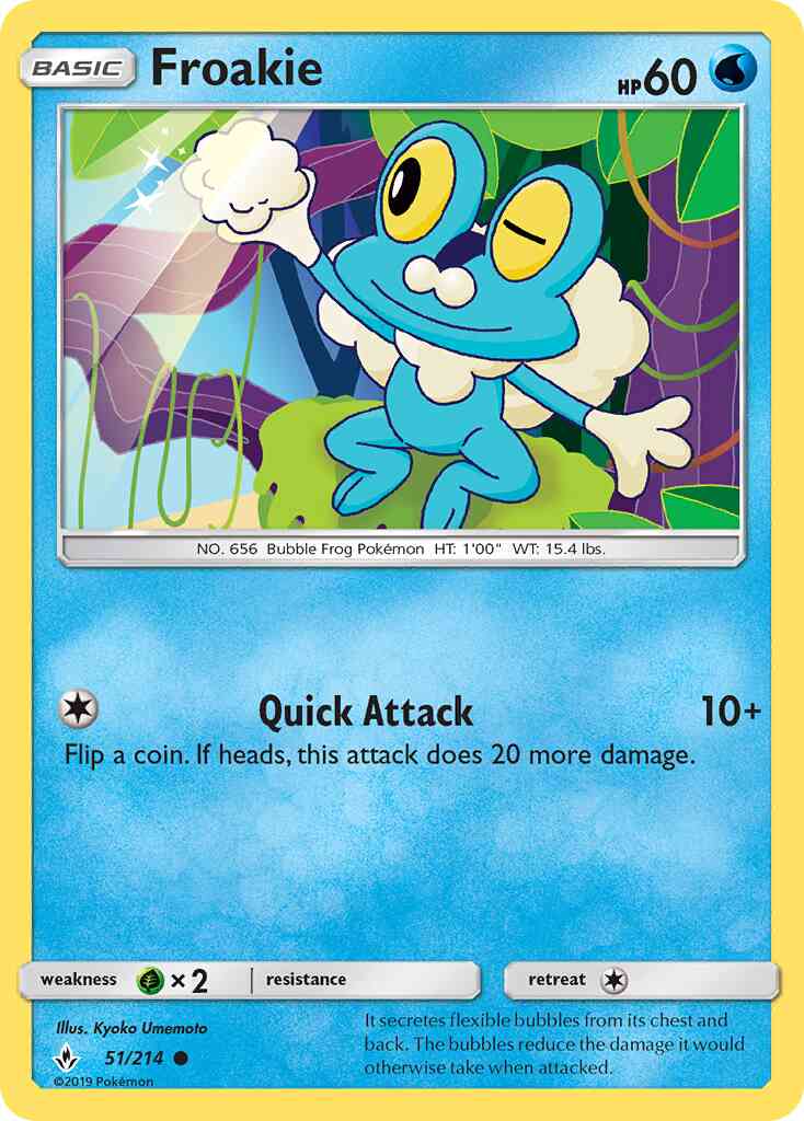 Froakie - 51/214 - Common [sm10-51] [Non-Holo]