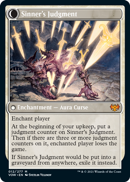 Faithbound Judge // Sinner's Judgment [12] [Innistrad: Crimson Vow] [Non-Foil]