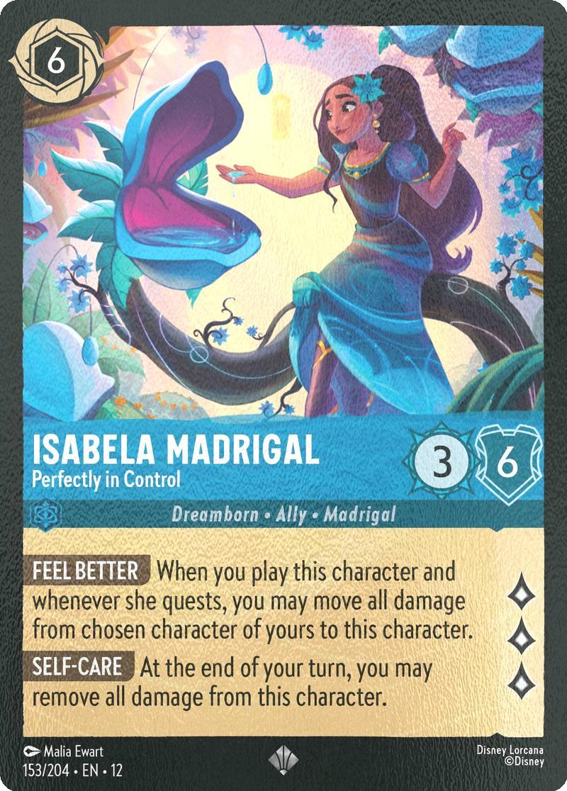 Isabela Madrigal - Perfectly in Control - 153/204 [Wilds Unknown] [Cold Foil]