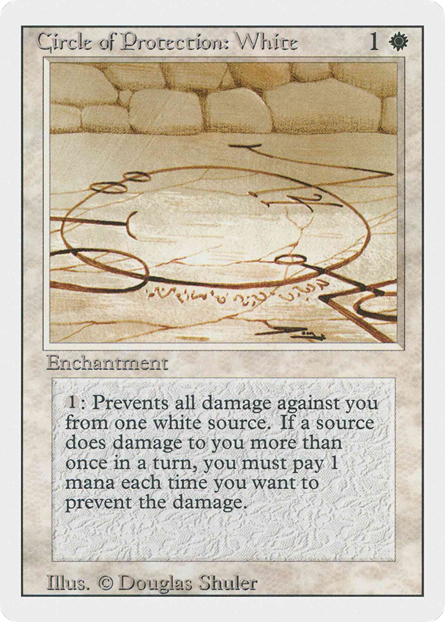 Circle of Protection: White [13] [Revised Edition] [Non-Foil]