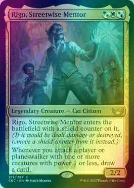 Rigo, Streetwise Mentor [215] [Streets of New Capenna] [Foil]