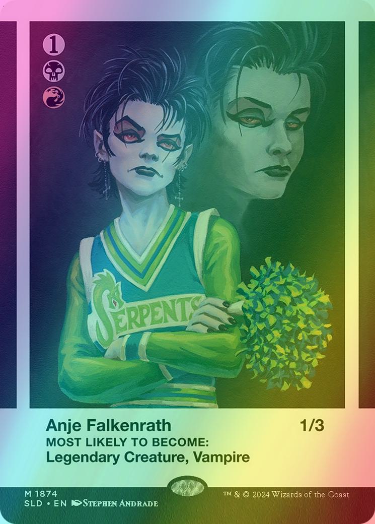 Anje Falkenrath // Anje Falkenrath [1874] [Borderless] [Class of '87] [Secret Lair Drop] [Foil]