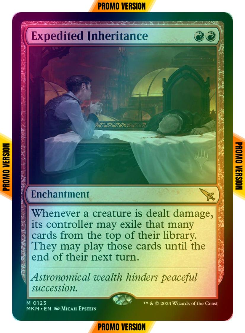 Expedited Inheritance [123p] [Promo Pack] [Murders at Karlov Manor: Promos] [Foil]