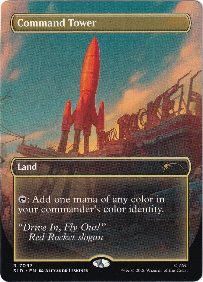 Command Tower [7097] [Borderless] [Fallout: Greet the Dog] [Secret Lair Drop] [Non-Foil]