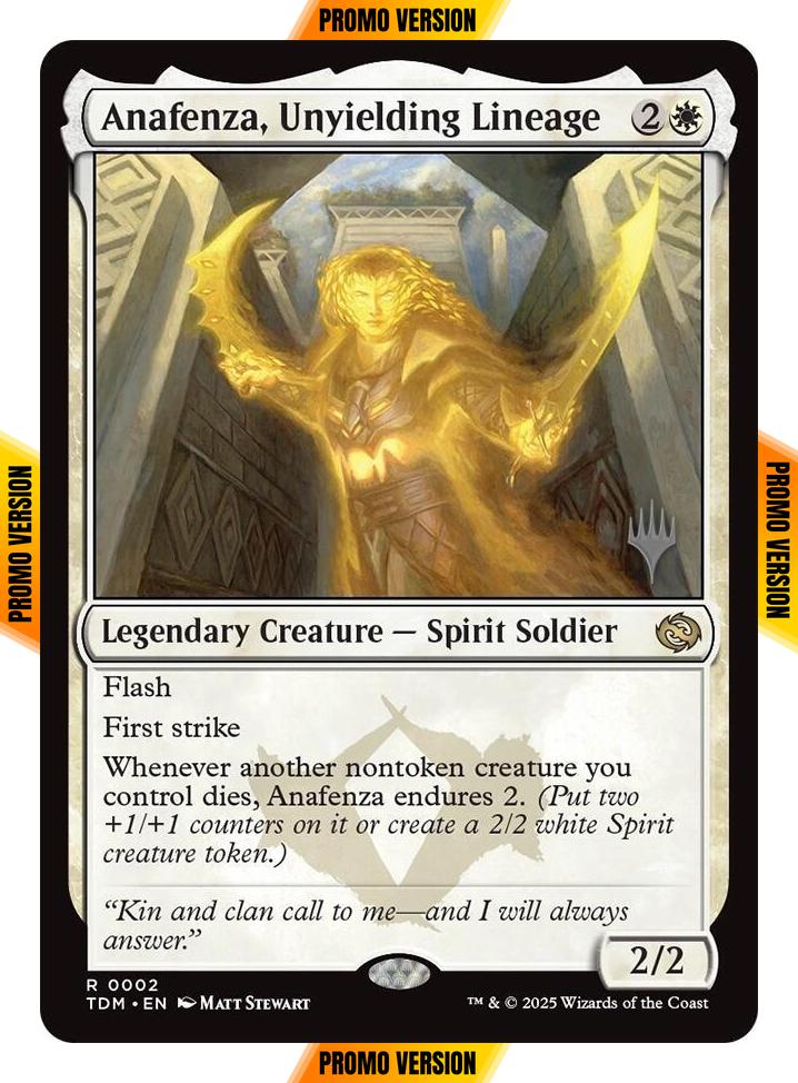 Anafenza, Unyielding Lineage [2p] [Promo Pack] [Tarkir: Dragonstorm: Promos] [Non-Foil]