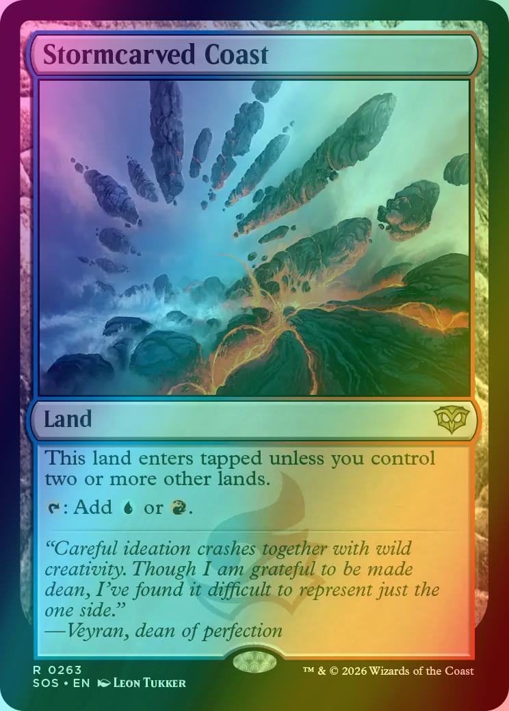 Stormcarved Coast [263] [Secrets of Strixhaven] [Foil]