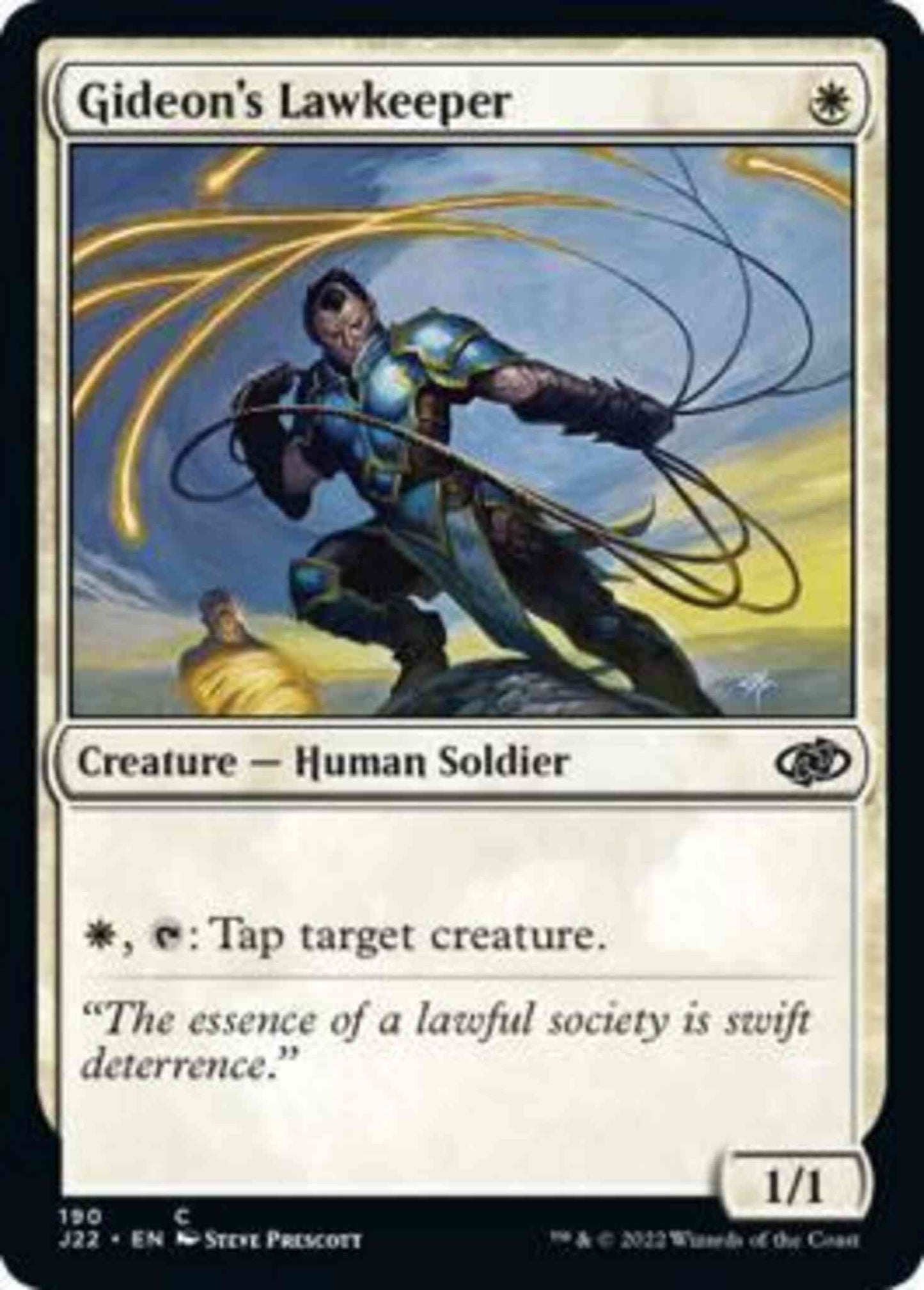Gideon's Lawkeeper [190] [Jumpstart 2022] [Non-Foil]