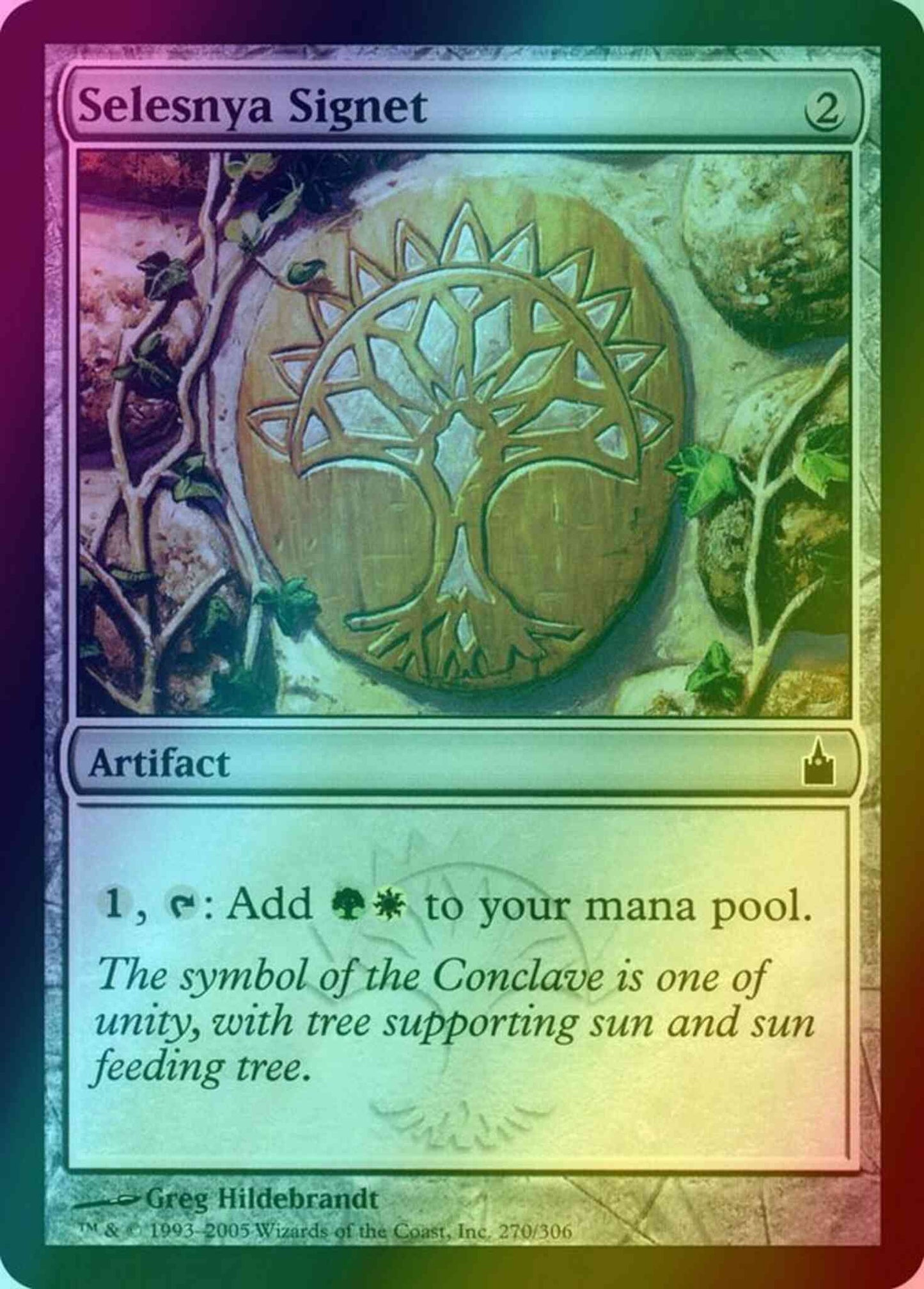 Selesnya Signet [270] [Ravnica City Of Guilds] [Foil]