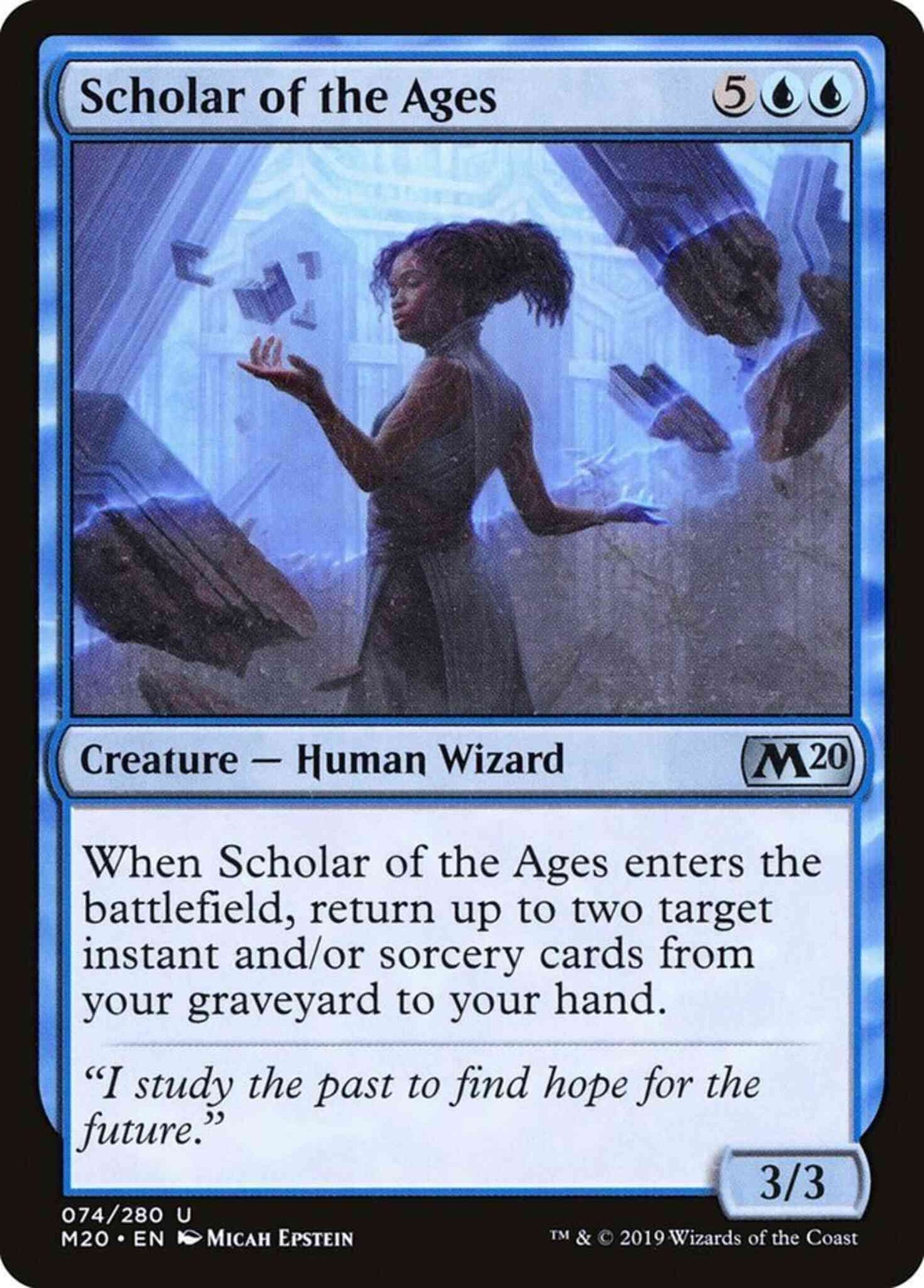 Scholar of the Ages [74] [Core Set 2020] [Non-Foil]