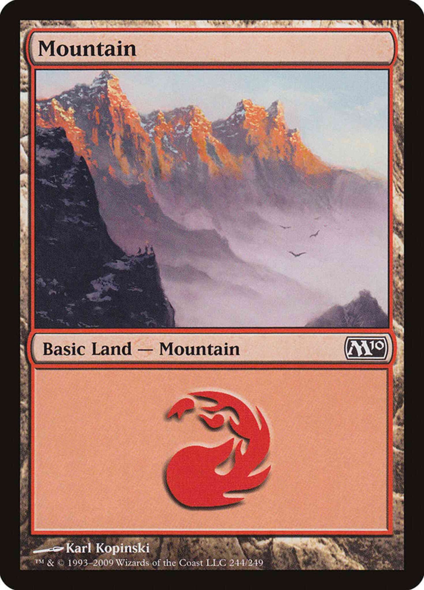 Mountain [244] [Magic 2010] [Non-Foil]