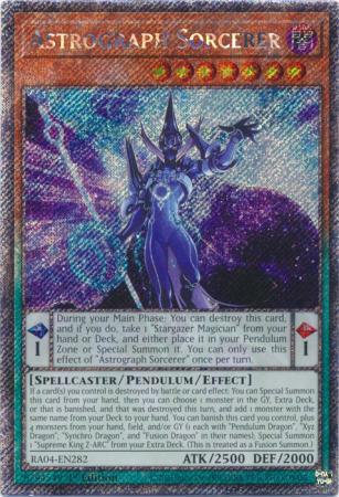 Astrograph Sorcerer - RA04-EN282 - Platinum Secret Rare - 1st Edition