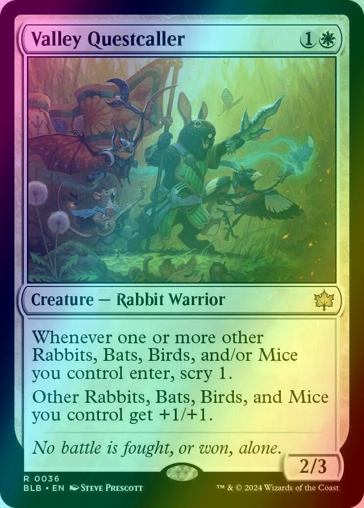 Valley Questcaller [36] [Bloomburrow] [Foil]