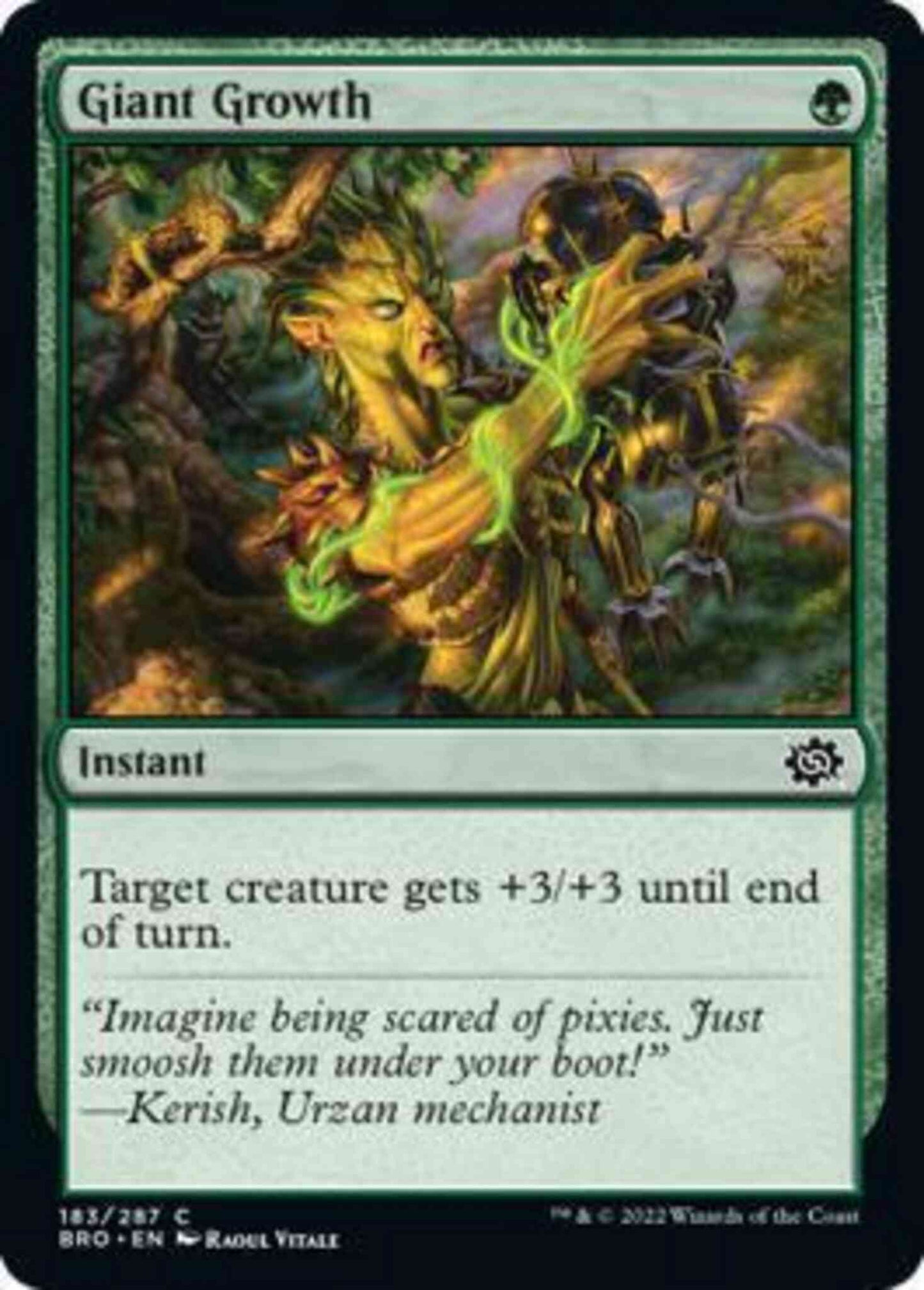 Giant Growth [183] [The Brothers' War] [Non-Foil]