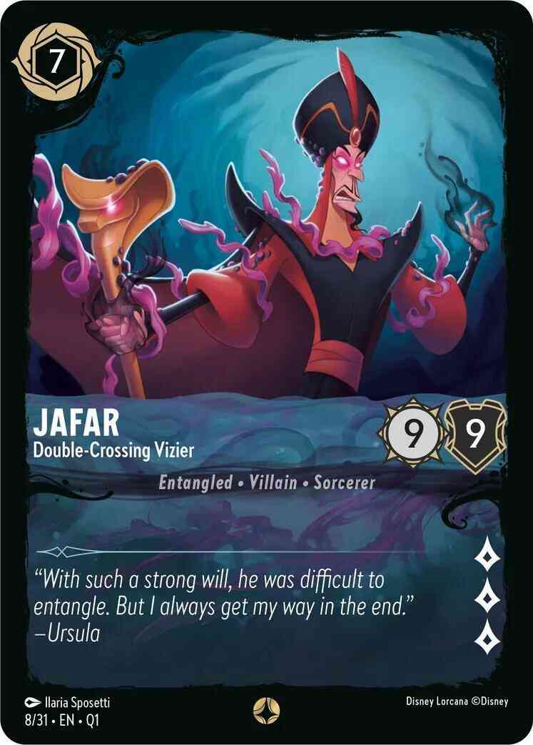 Jafar - Double-Crossing Vizier - 8/31 [Illumineer's Quest: Deep Trouble] [Non-Foil]