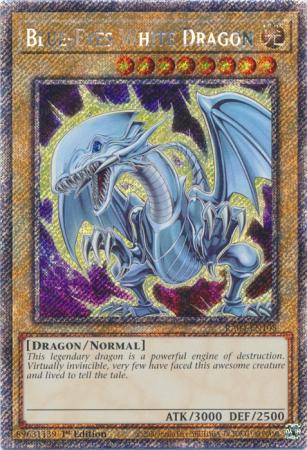 Blue-Eyes White Dragon - 7th Art - RA04-EN108 - Platinum Secret Rare - 1st Edition
