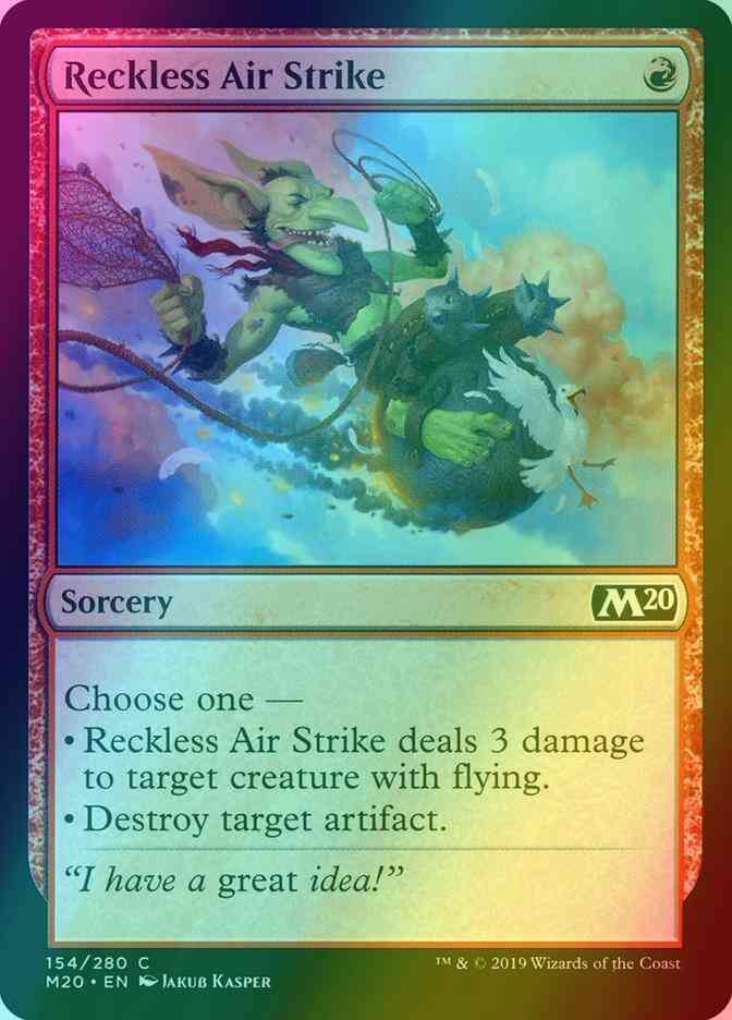 Reckless Air Strike [154] [Core Set 2020] [Foil]
