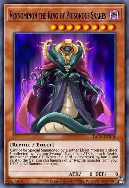 Vennominon the King of Poisonous Snakes - TAEV-EN014 - Ultra Rare - Unlimited