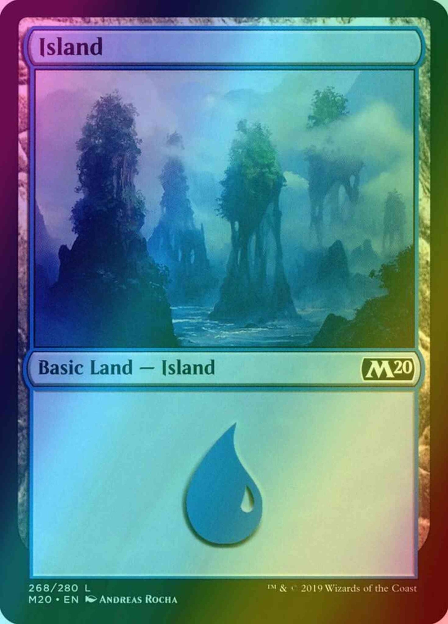 Island [268] [Core Set 2020] [Foil]