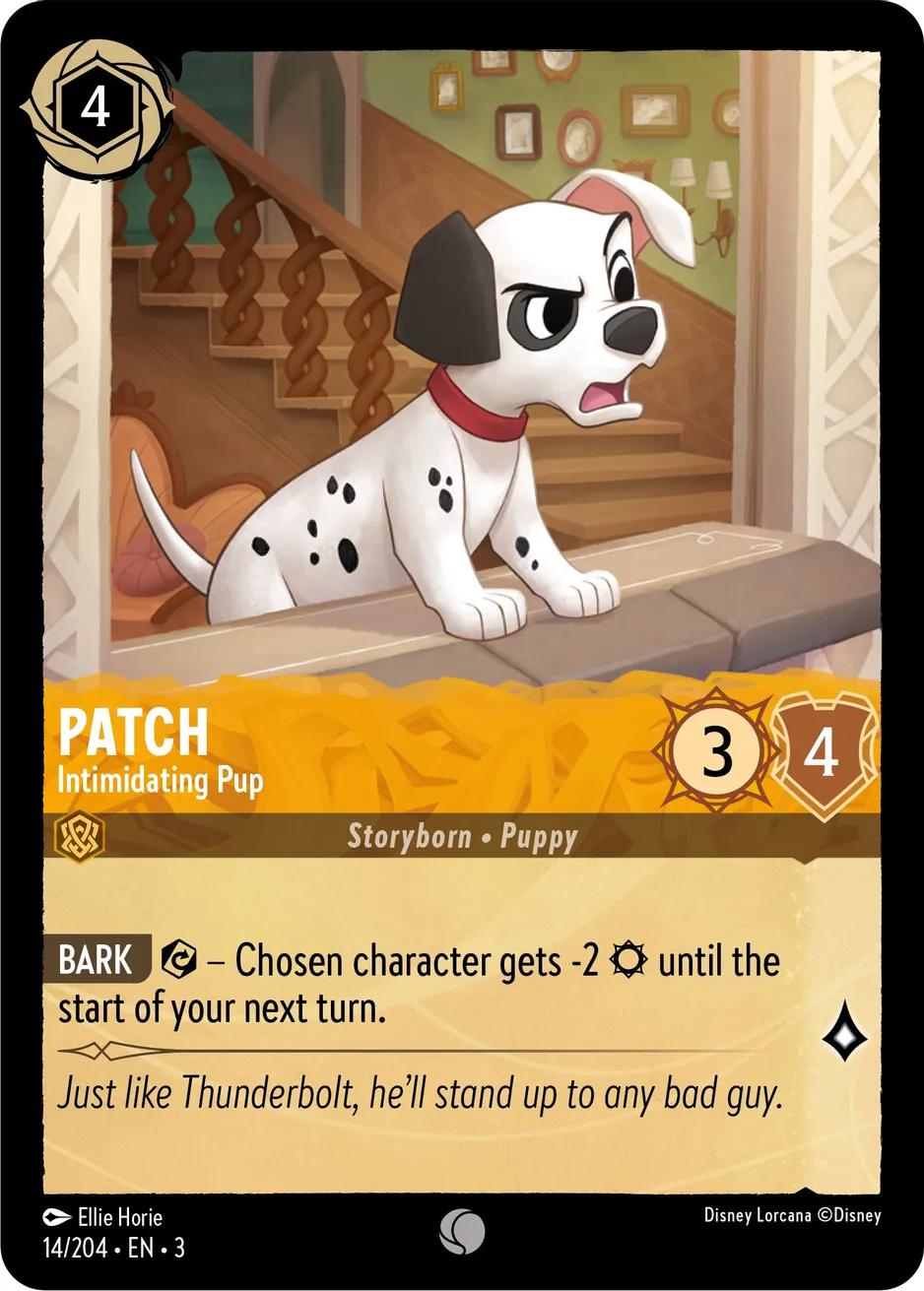Patch - Intimidating Pup - 14/204 [Into the Inklands] [Non-Foil]