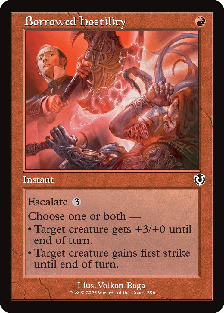 Borrowed Hostility [396] [Retro Frame] [Innistrad Remastered] [Non-Foil]