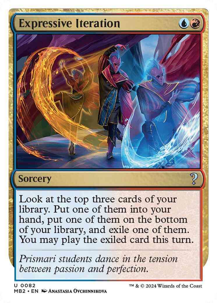 Expressive Iteration [82] [White Border] [Mystery Booster 2] [Non-Foil]