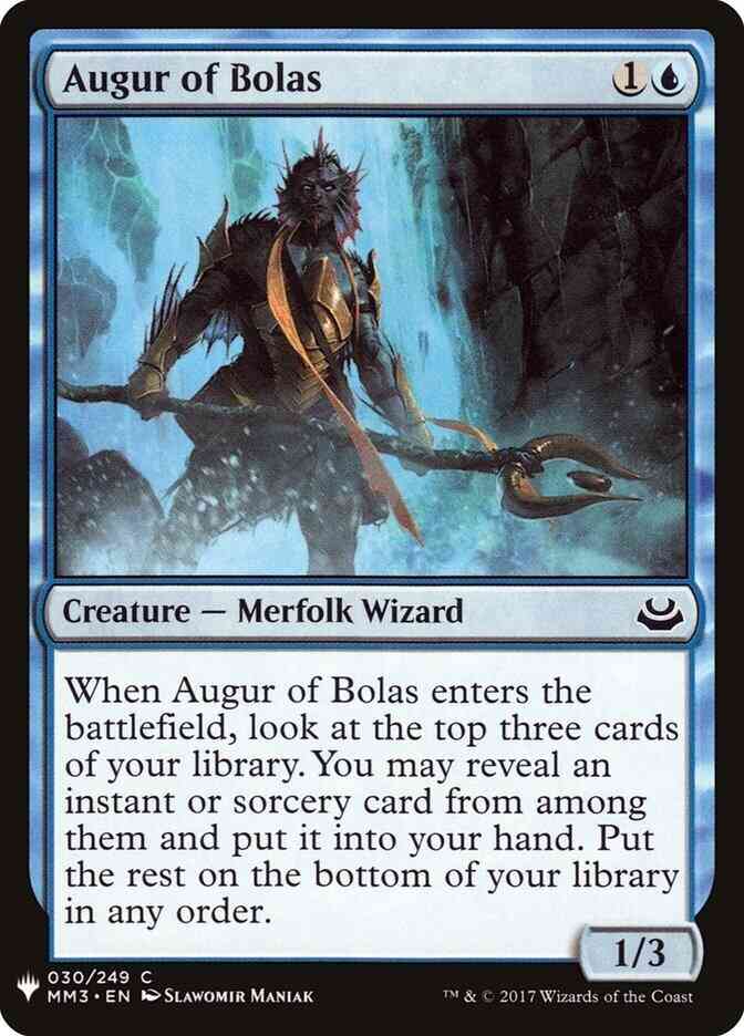 Augur of Bolas [MM3-30] [The List] [Non-Foil]