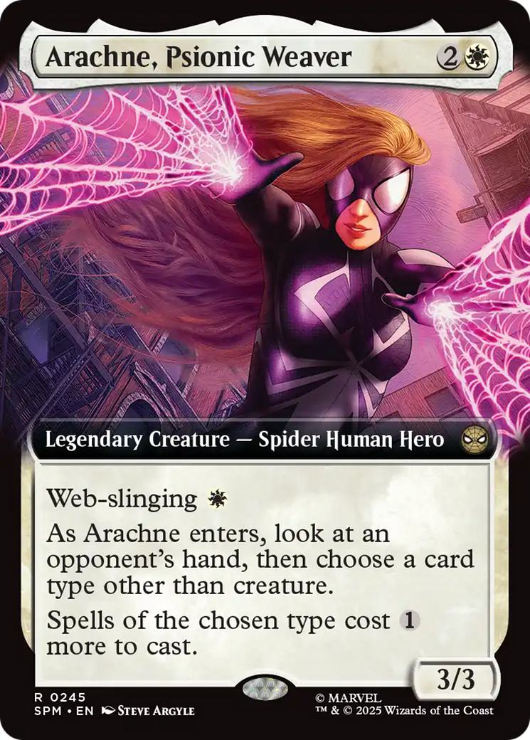 Arachne, Psionic Weaver [245] [Extended Art] [Marvel's Spider-Man] [Non-Foil]