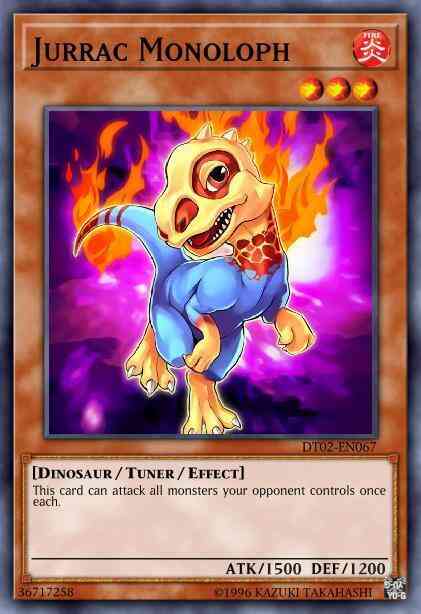 Jurrac Monoloph - HA02-EN037 - Super Rare - 1st Edition