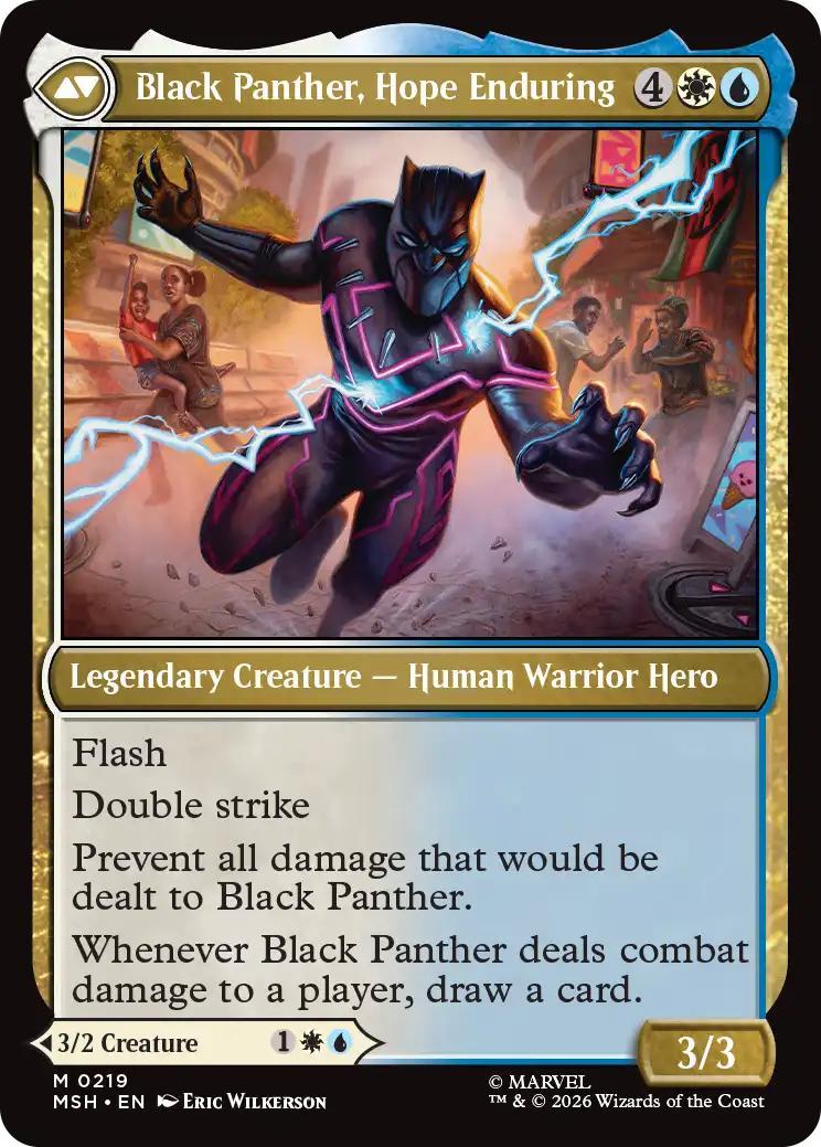King T'Challa // Black Panther, Hope Enduring [219] [Marvel Super Heroes] [Non-Foil]