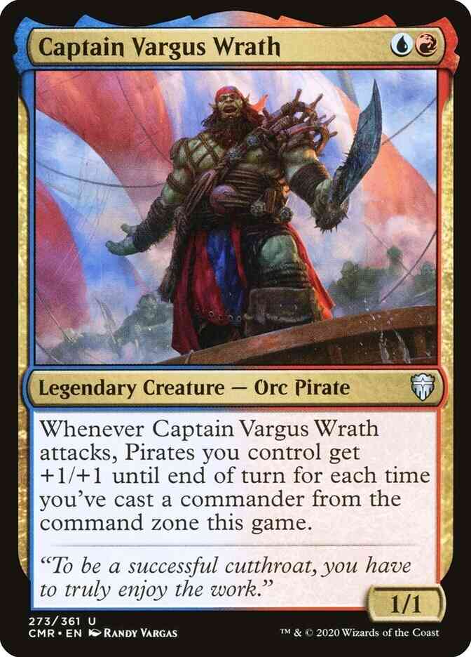 Captain Vargus Wrath [273] [Commander Legends] [Non-Foil]