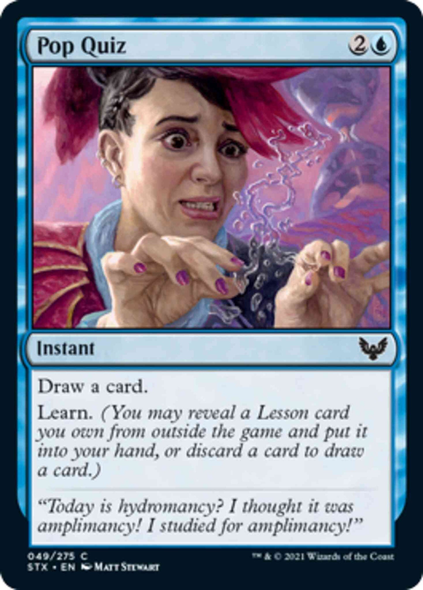 Pop Quiz [49] [Strixhaven: School of Mages] [Non-Foil]