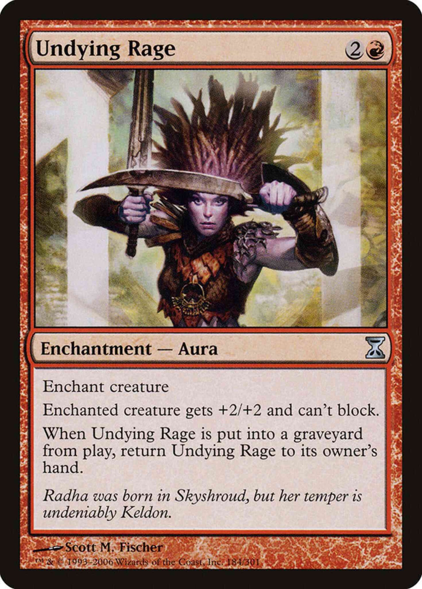 Undying Rage [184] [Time Spiral] [Non-Foil]