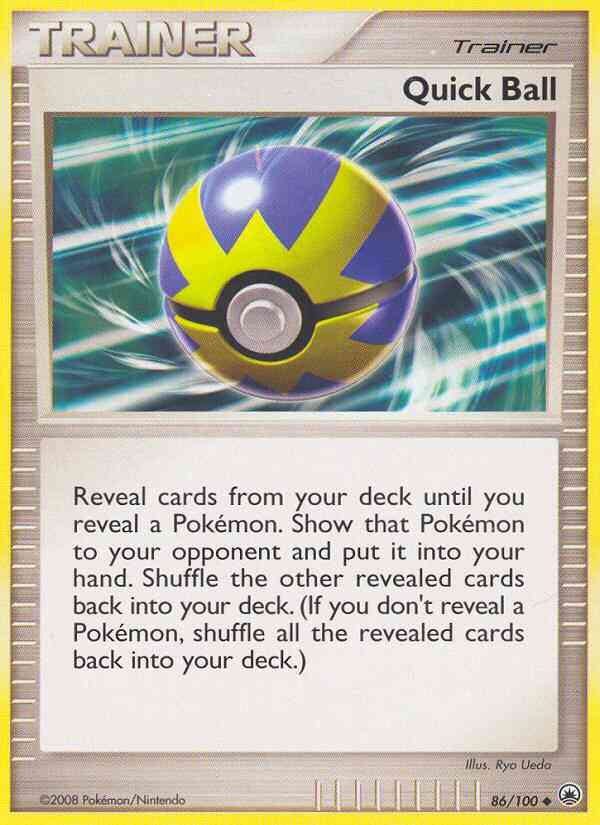 Quick Ball - 86/100 - Uncommon [dp5-86] [Non-Holo]
