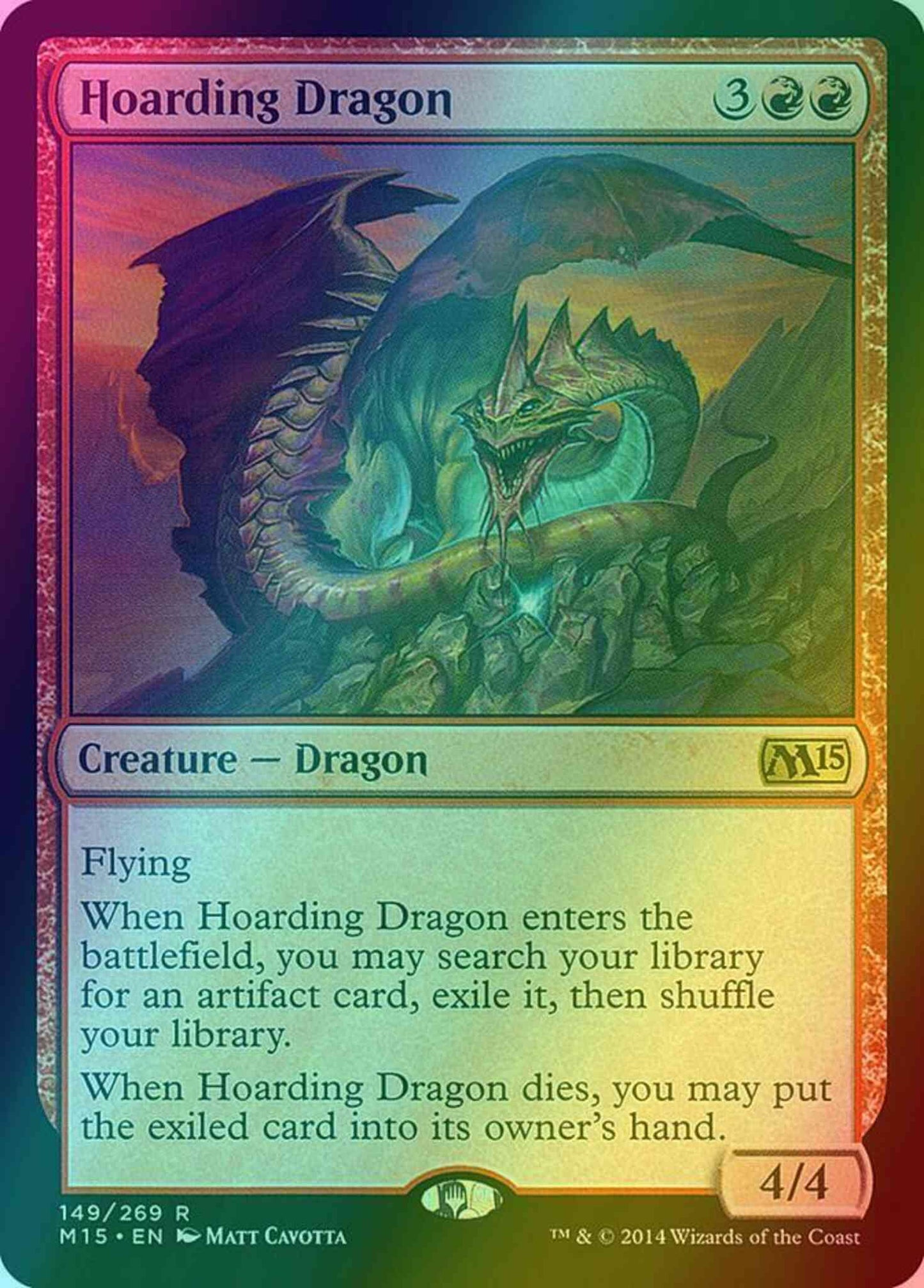 Hoarding Dragon [149] [Magic 2015] [Foil]