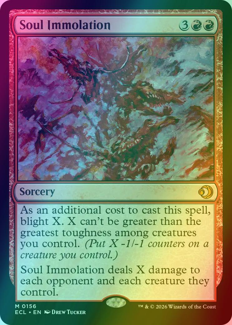 Soul Immolation [156] [Lorwyn Eclipsed] [Foil]