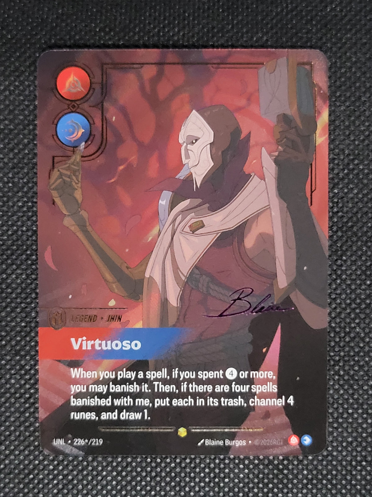 Virtuoso (Jhin) — Signature|Foil — ID 19244
