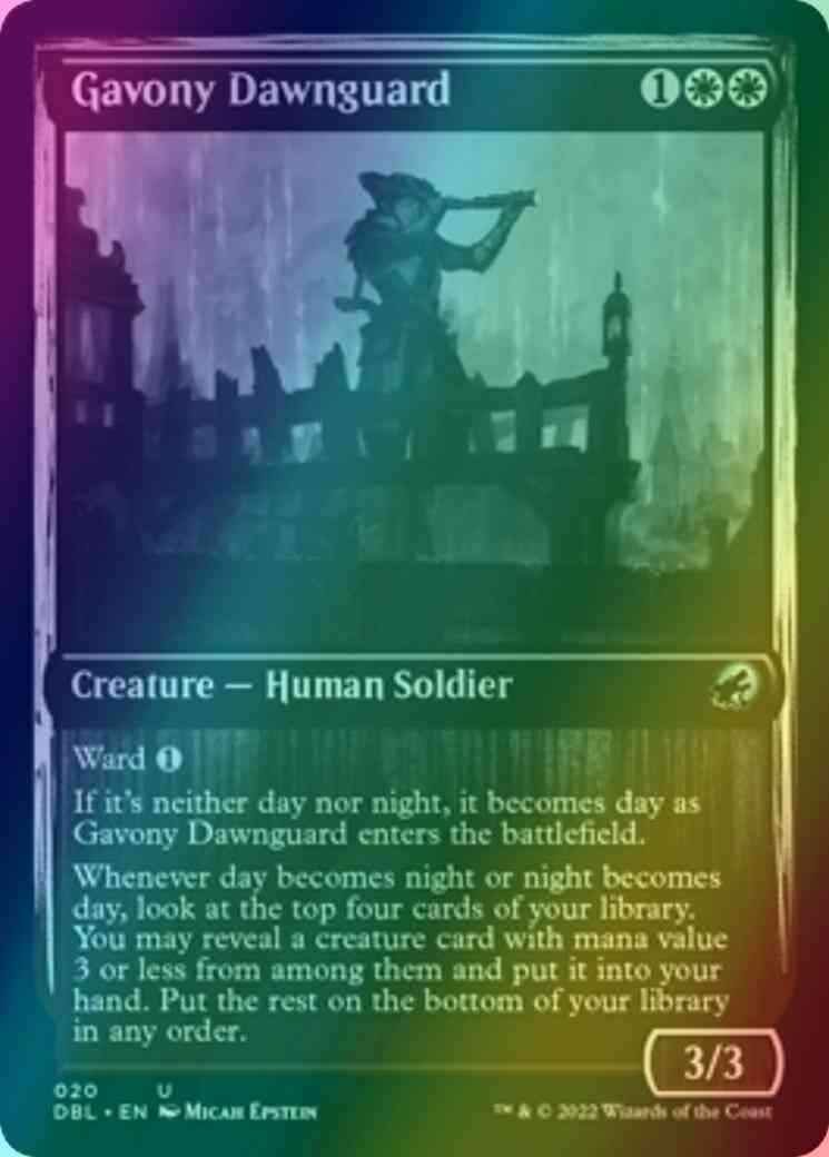 Gavony Dawnguard [20] [Innistrad: Double Feature] [Foil]