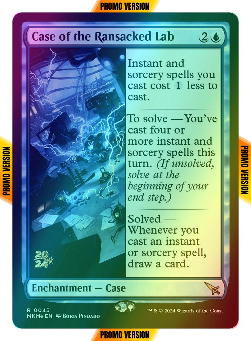 Case of the Ransacked Lab [45s] [Prerelease] [Murders at Karlov Manor: Promos] [Foil]