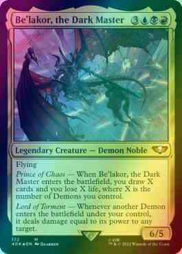 Be'lakor, the Dark Master [172] [Universes Beyond: Warhammer 40,000] [Foil]