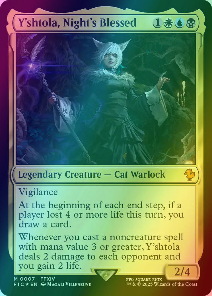 Y'shtola, Night's Blessed [7] [FINAL FANTASY: Commander] [Foil]