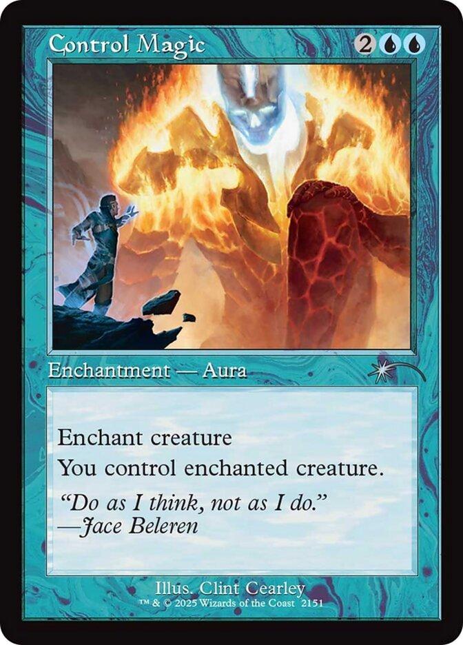 Control Magic [2151] [Retro Frame] [Dandân Deck] [Secret Lair Drop] [Non-Foil]