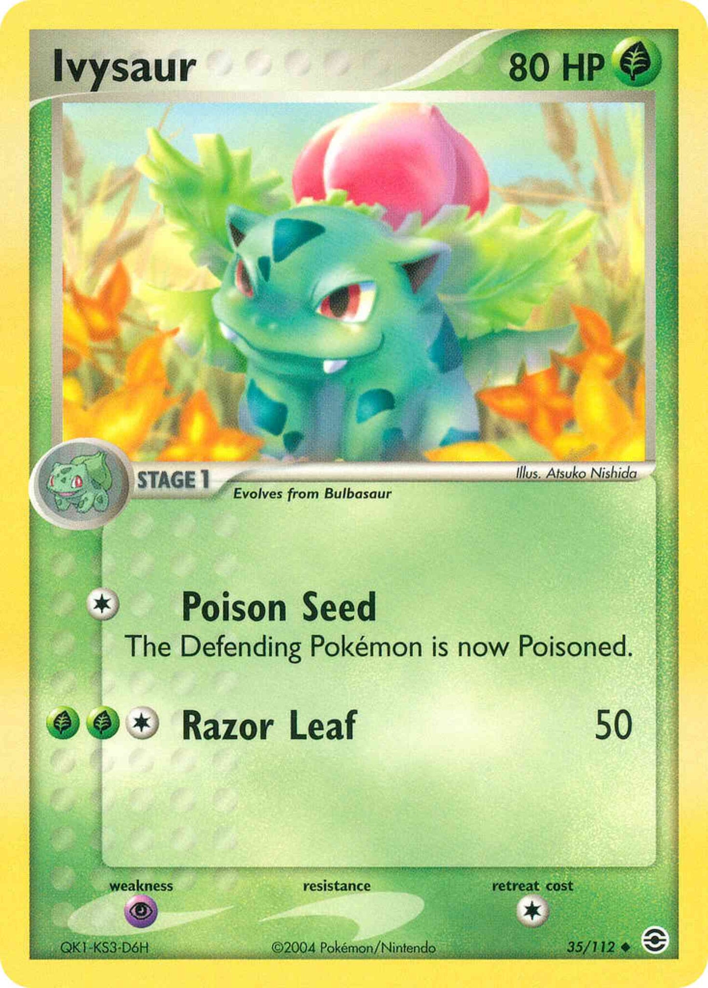 Ivysaur - 35/112 - Uncommon [ex6-35] [Reverse Holo]