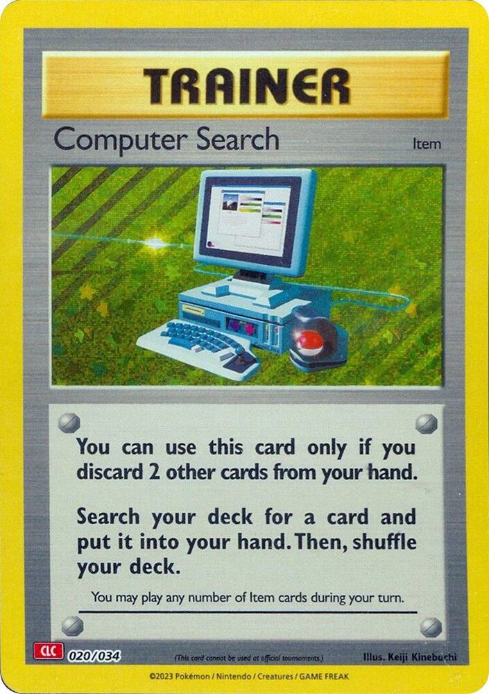Computer Search - 020/034 - Promo - CLC [tcgc-CLC020] [Holo]