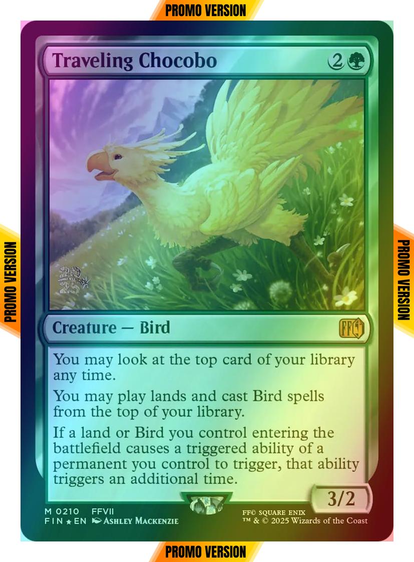 Traveling Chocobo [210s] [Prerelease] [FINAL FANTASY: Promos] [Foil]