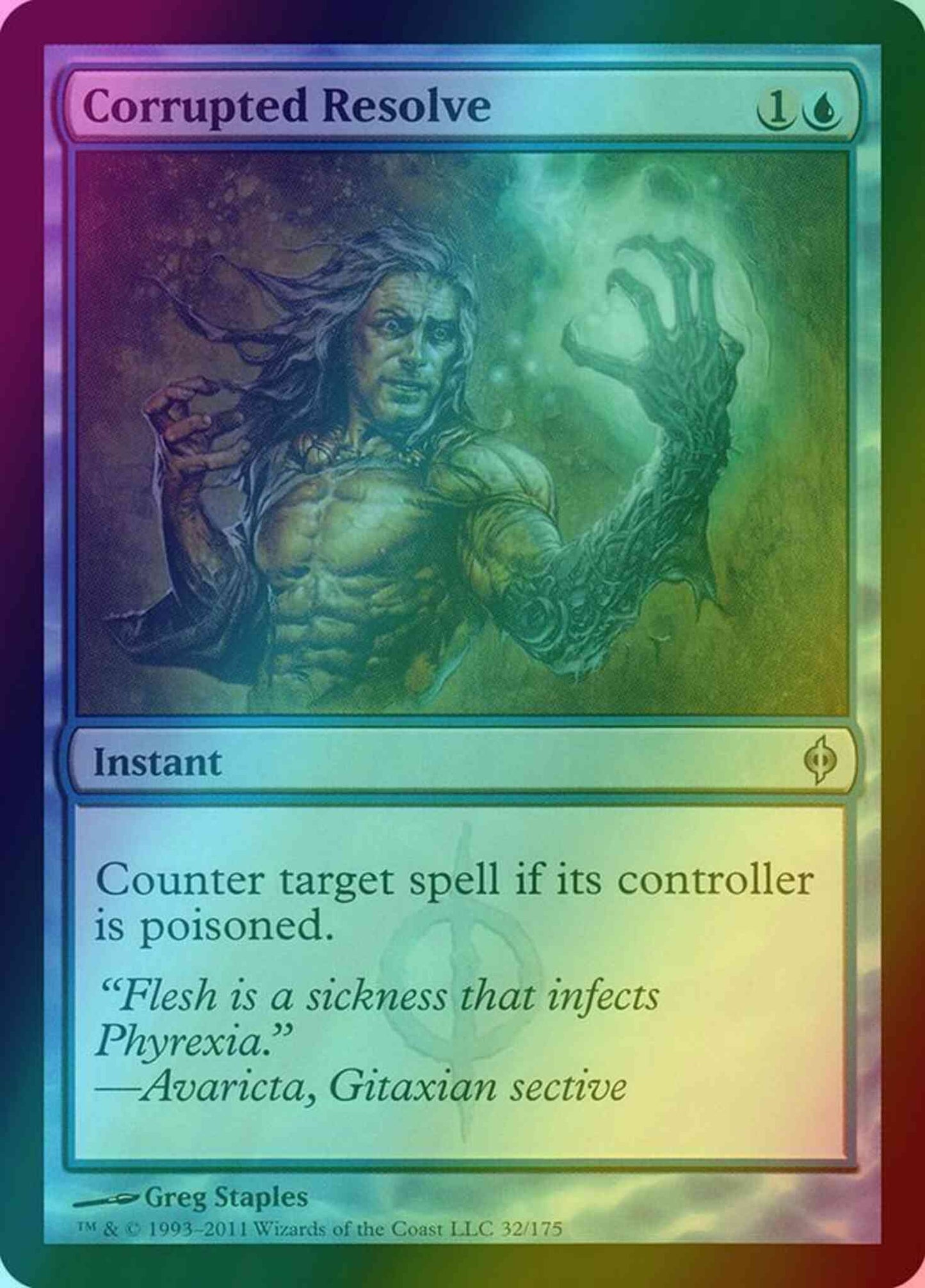 Corrupted Resolve [32] [New Phyrexia] [Foil]