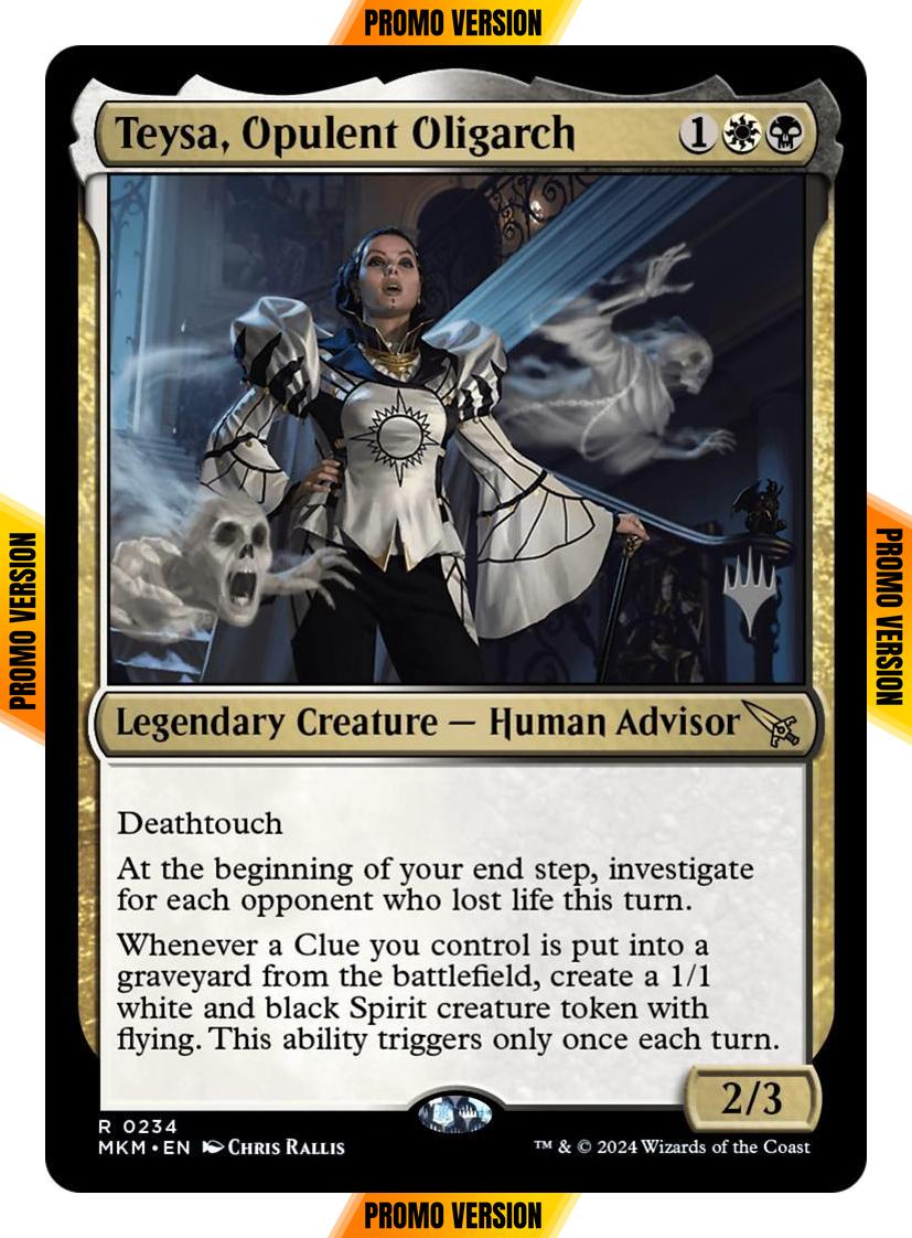 Teysa, Opulent Oligarch [234p] [Promo Pack] [Murders at Karlov Manor: Promos] [Non-Foil]